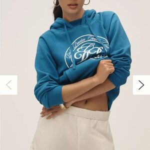 NWT Anthropologie Daily Practice Cotton-Blend Graphic Hoodie